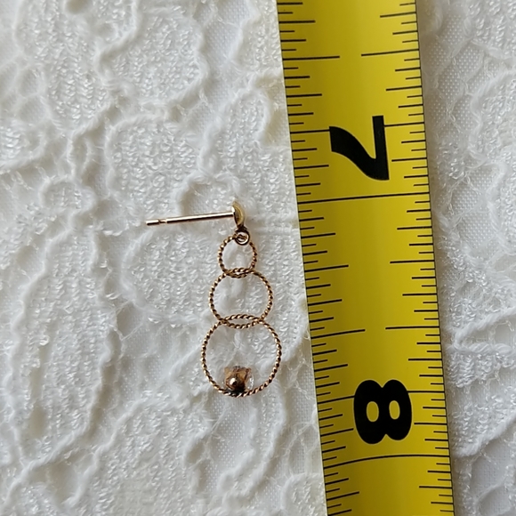 18k/cz earring - Picture 3 of 3